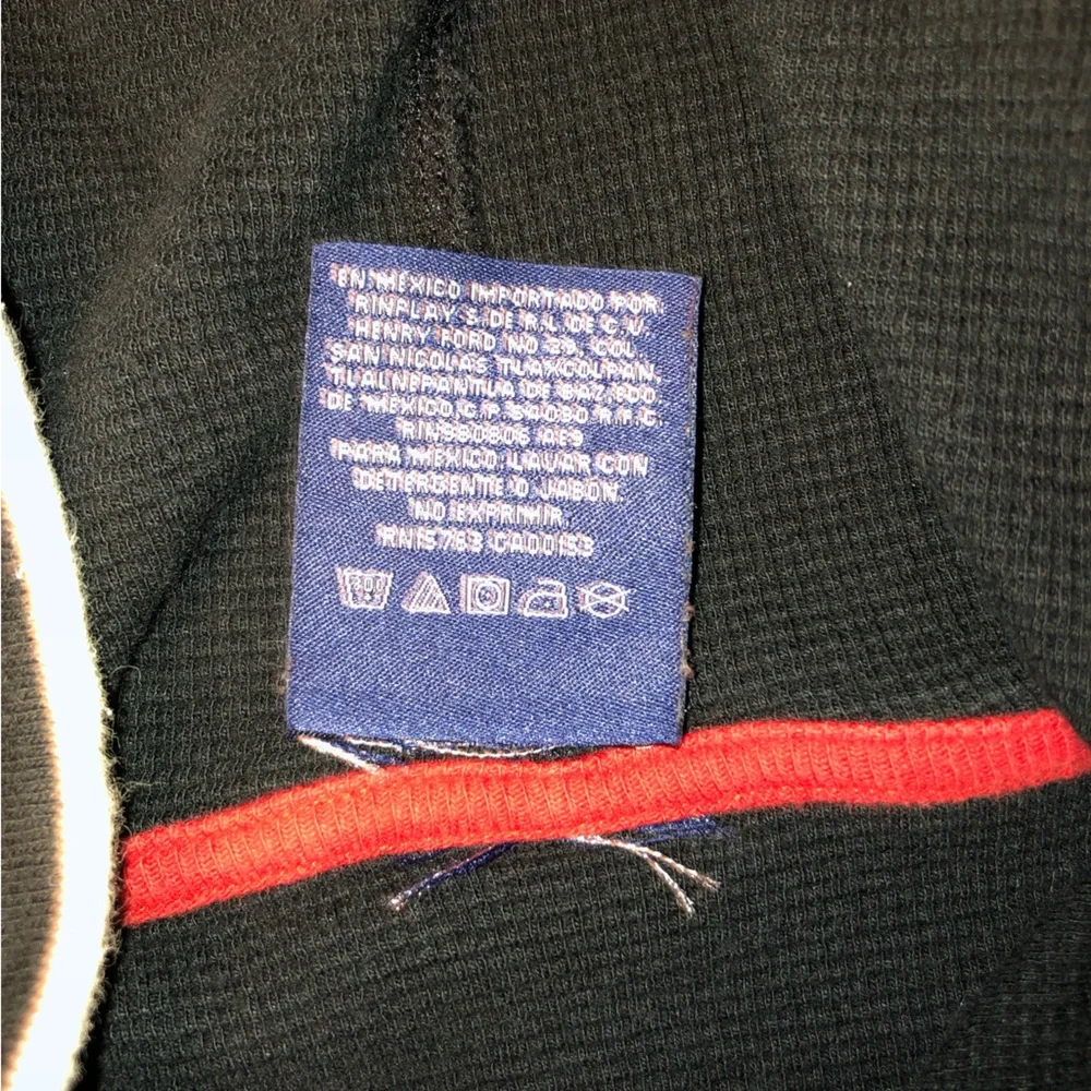 Polo Ralph Lauren. Sleepwear Hoodie. Waffle Knit. Size 2XL. Dark Navy Blue Color - Picture 12 of 14